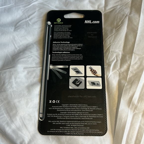 NWT iRing Phone Stand NHL Detroit Red Wings Ice Hockey Cellphone Grip Accessory - Picture 2 of 3